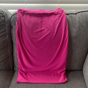 Pink pencil skirt, worn once!!! Like new